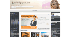 Desktop Screenshot of lostwallpapers.net