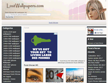 Tablet Screenshot of lostwallpapers.net